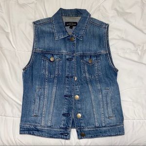 J. Crew denim vest